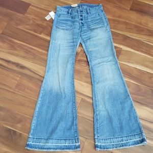 NWT Ralph Lauren Denim & Supply Flare button Jeans